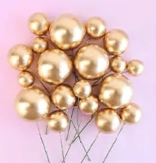 Gold Mettalic Balls