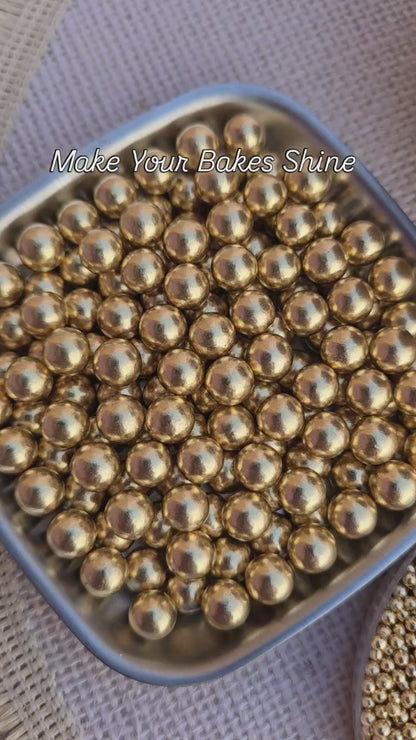 Shiny Gold Pearls Mix